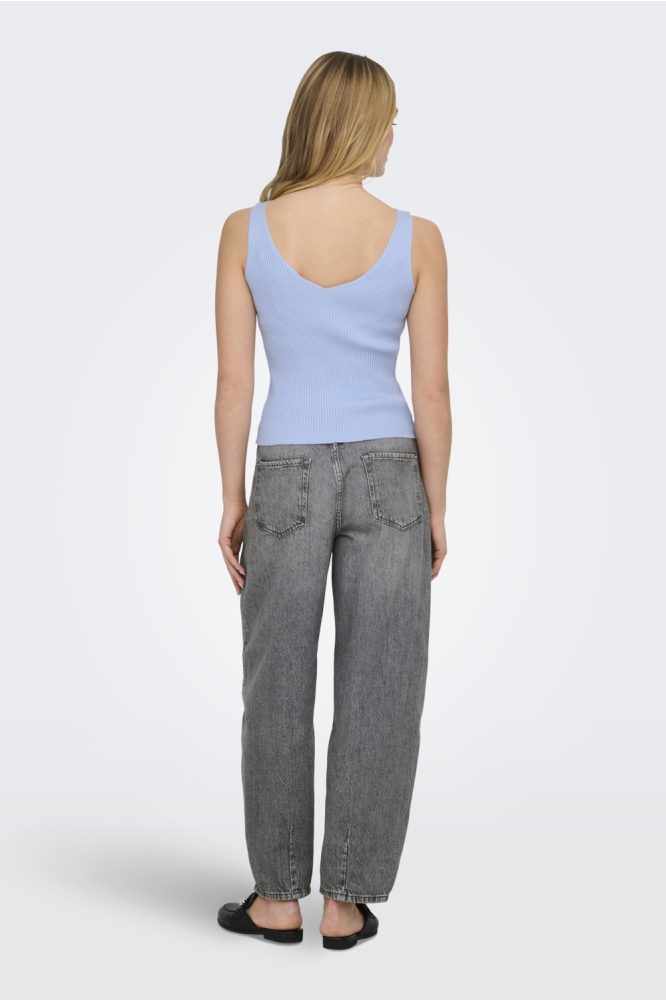 Jacqueline de Yong blauwe dames top | Model