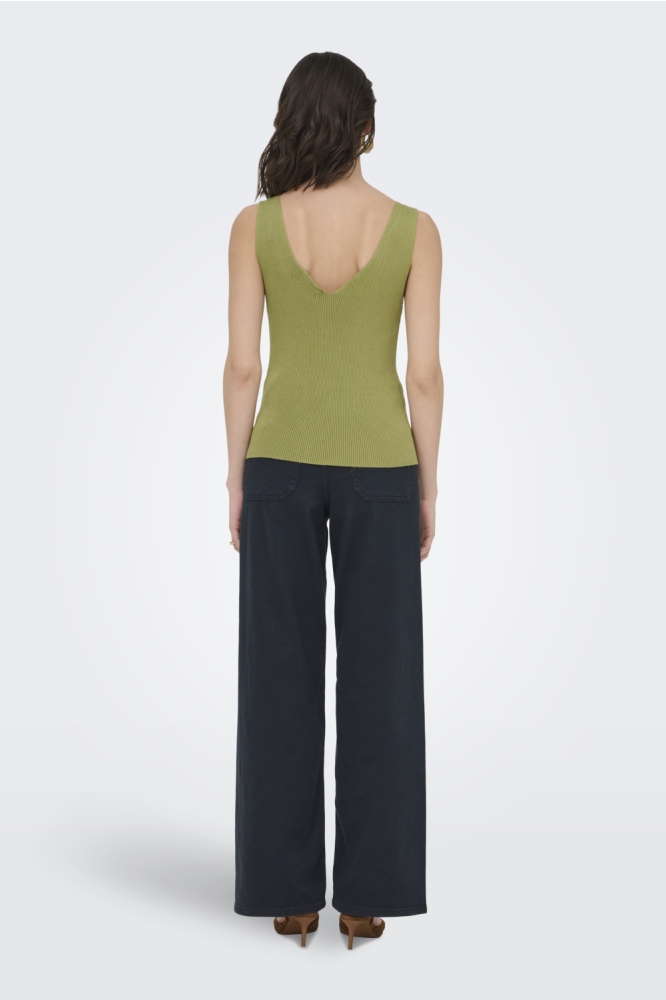 Jacqueline de Yong groene dames top | Model