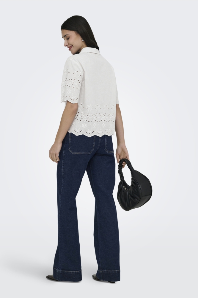 Jacqueline de Yong witte dames blouse | Model