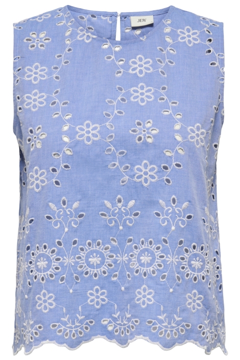 Jacqueline de Yong blauwe dames top | Vooraanzicht