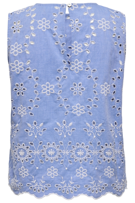 Jacqueline de Yong blauwe dames top | Achteraanzicht