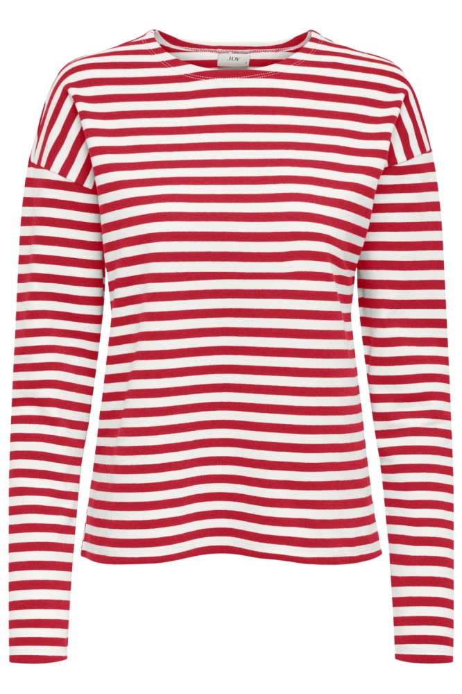 Jacqueline de Yong witte dames t-shirt | Vooraanzicht