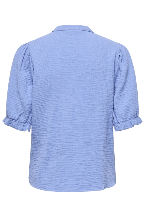 Jacqueline de Yong blauwe dames blouse | Achteraanzicht