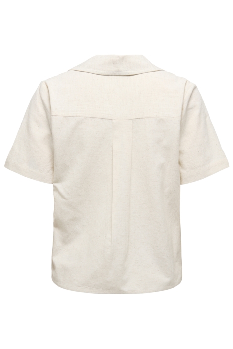 Jacqueline de Yong beige dames blouse | Achteraanzicht