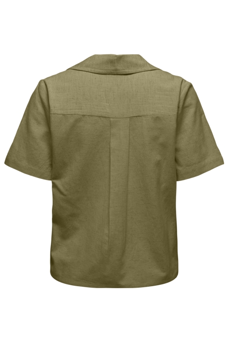 Jacqueline de Yong groene dames blouse | Achteraanzicht