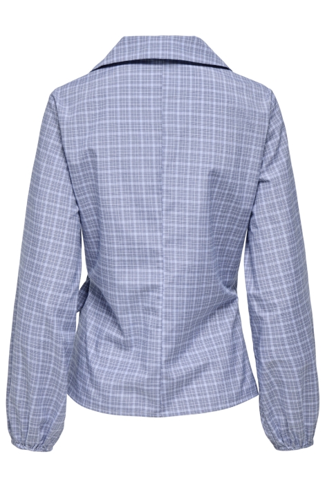 Jacqueline de Yong blauwe dames blouse | Achteraanzicht