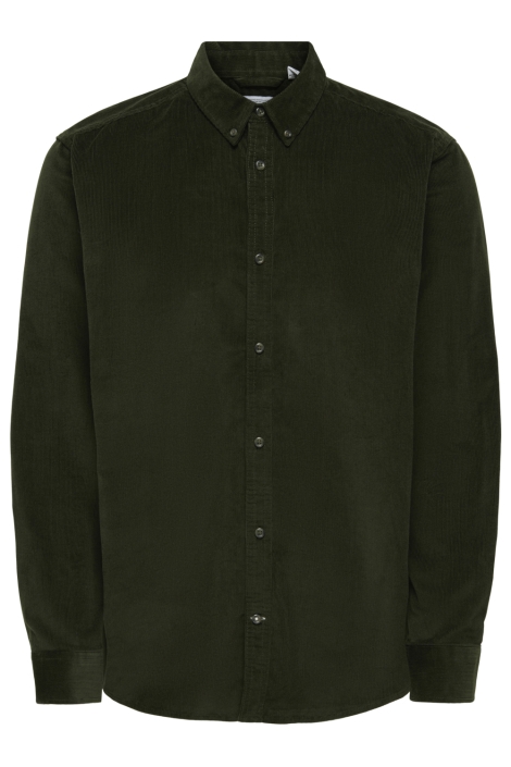 Only & Sons groene heren overhemd | Vooraanzicht