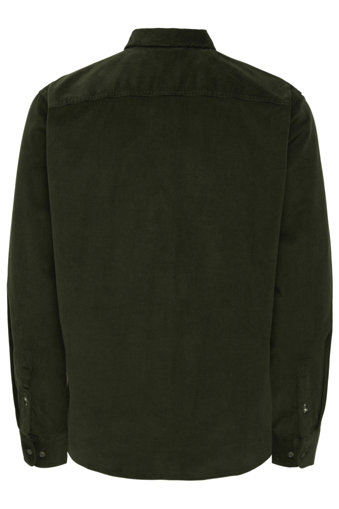 Only & Sons groene heren overhemd | Achteraanzicht