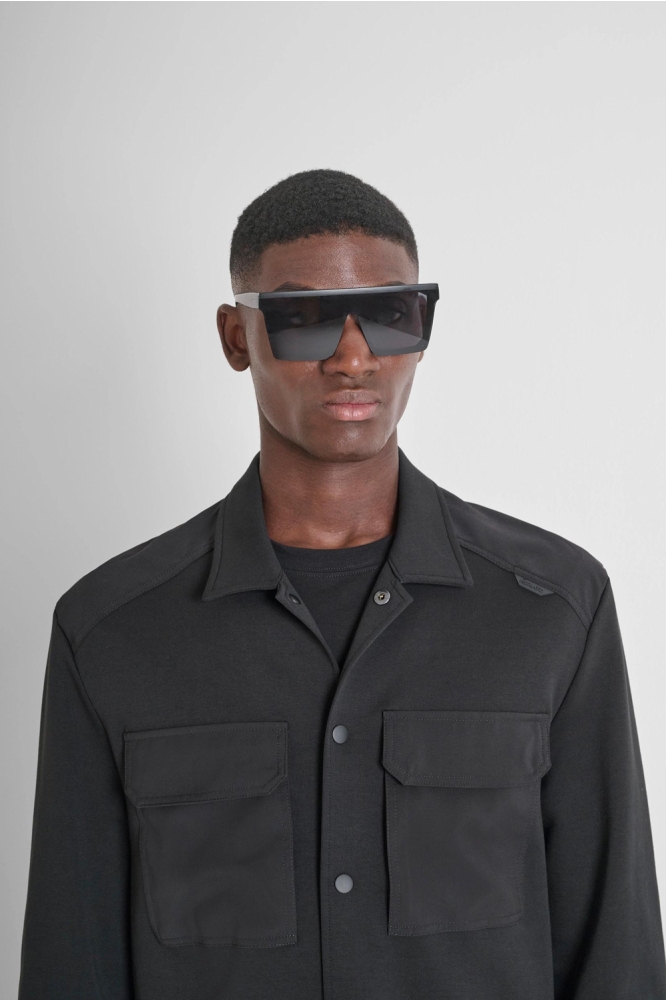 Antony Morato zwarte heren overhemd | Close up