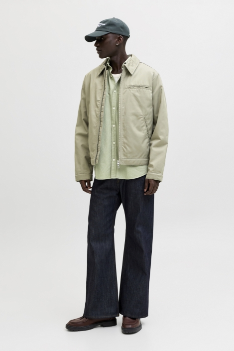 Jack & Jones groene heren overhemd | Model