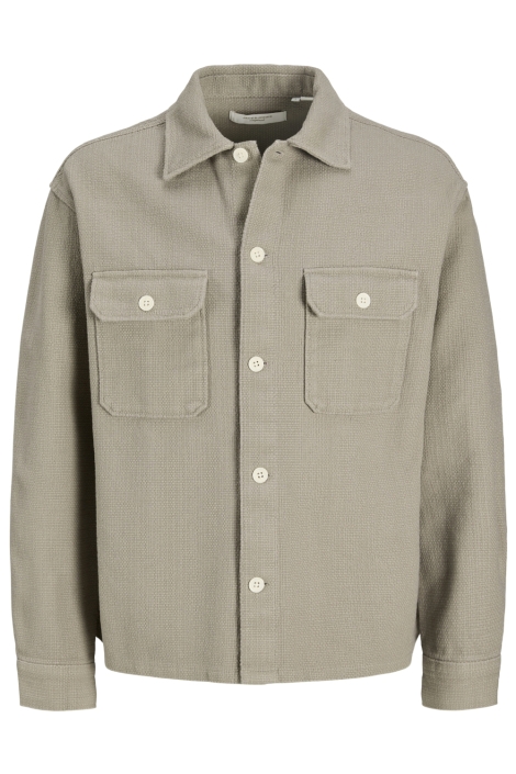 Jack & Jones beige heren blouse | Vooraanzicht