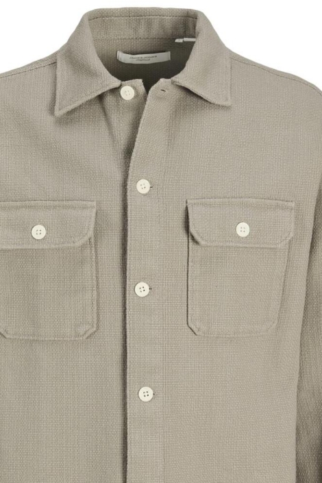 Jack & Jones beige heren overhemd | Close up