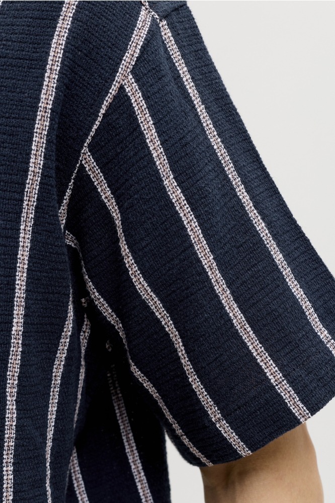Jack & Jones blauwe heren overhemd | Close up
