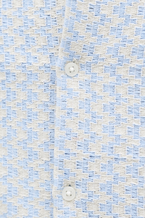 Jack & Jones blauwe heren overhemd | Kleurstaal