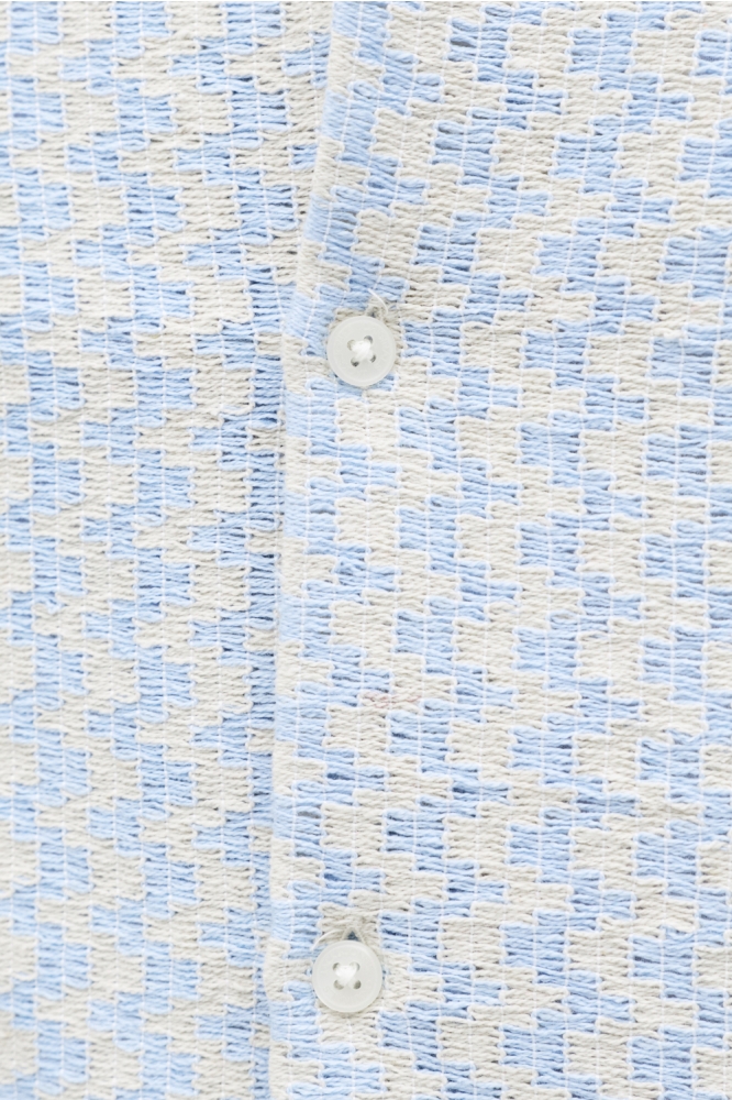 Jack & Jones blauwe heren overhemd | Kleurstaal