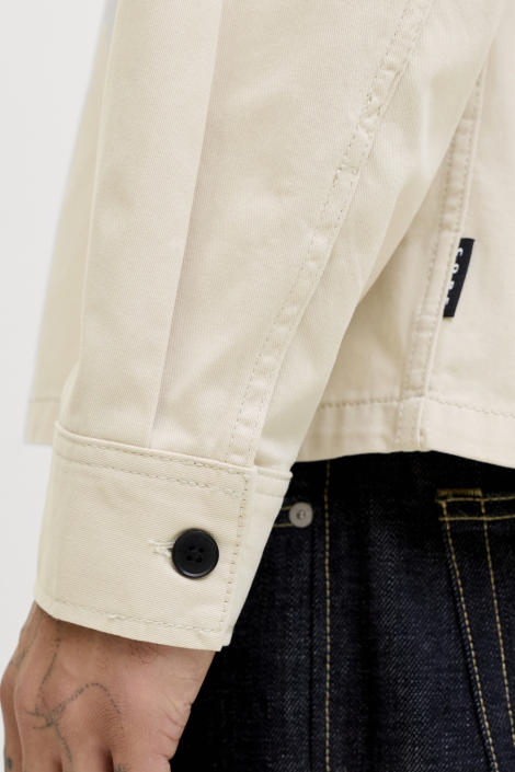 Jack & Jones beige heren overhemd | Kleurstaal