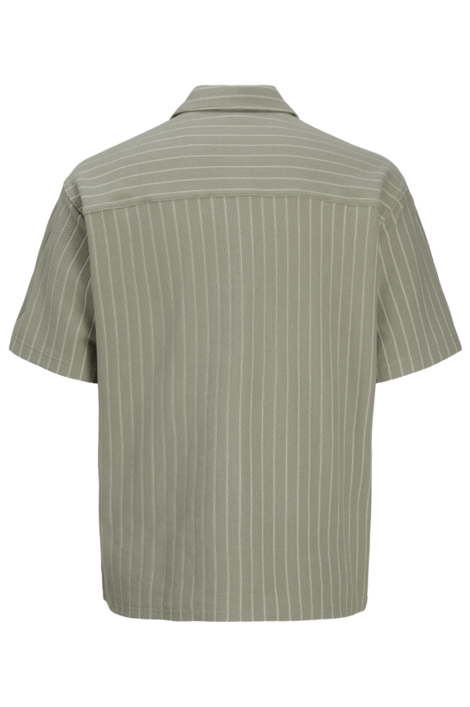 Jack & Jones groene heren overhemd | Achteraanzicht