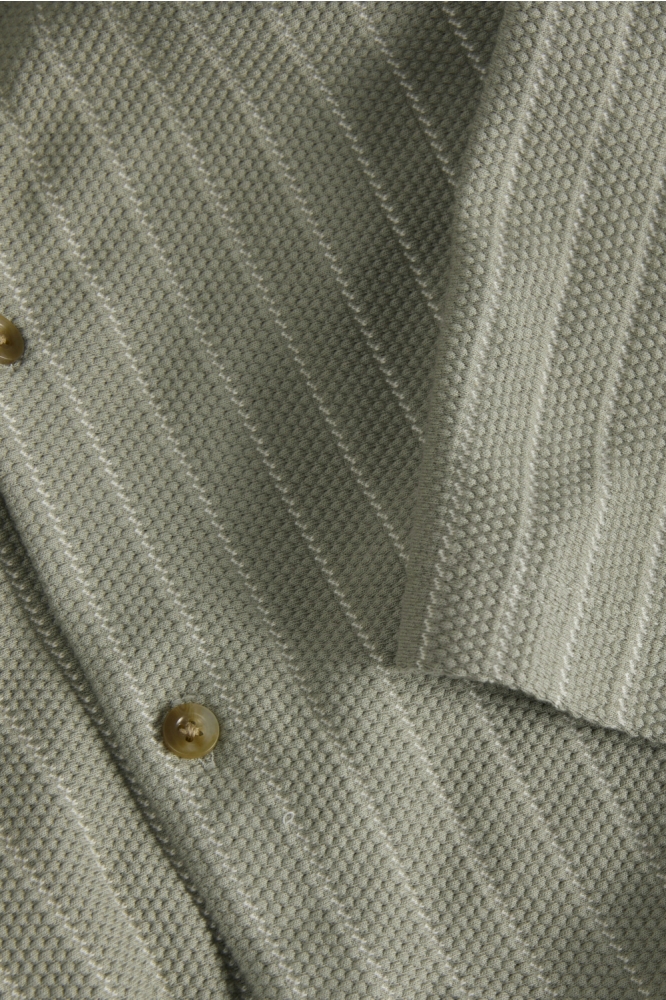 Jack & Jones groene heren overhemd | Close up