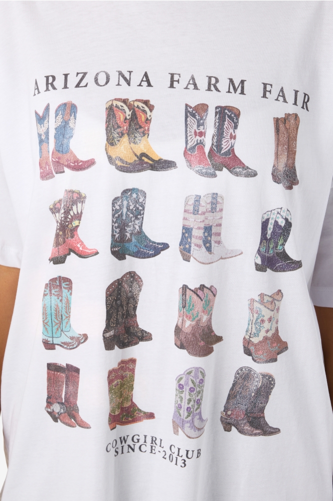 Noisy may witte dames t-shirt | Close up