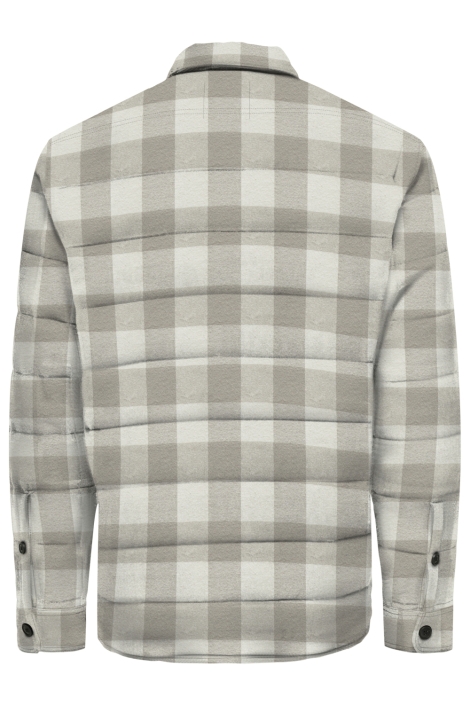 Only & Sons beige heren jas | Achteraanzicht