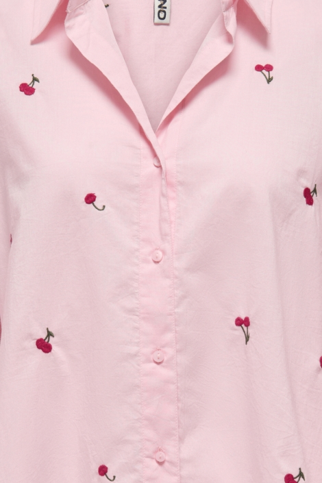 Only roze dames blouse | Close up
