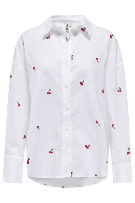 Only witte dames blouse | Vooraanzicht