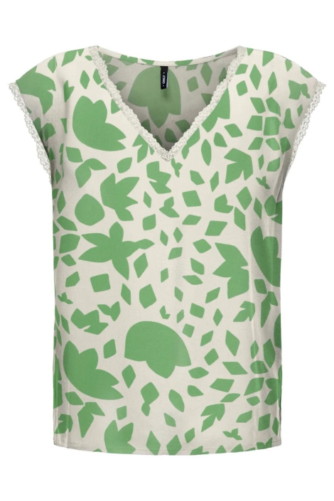 Only beige dames top | Vooraanzicht