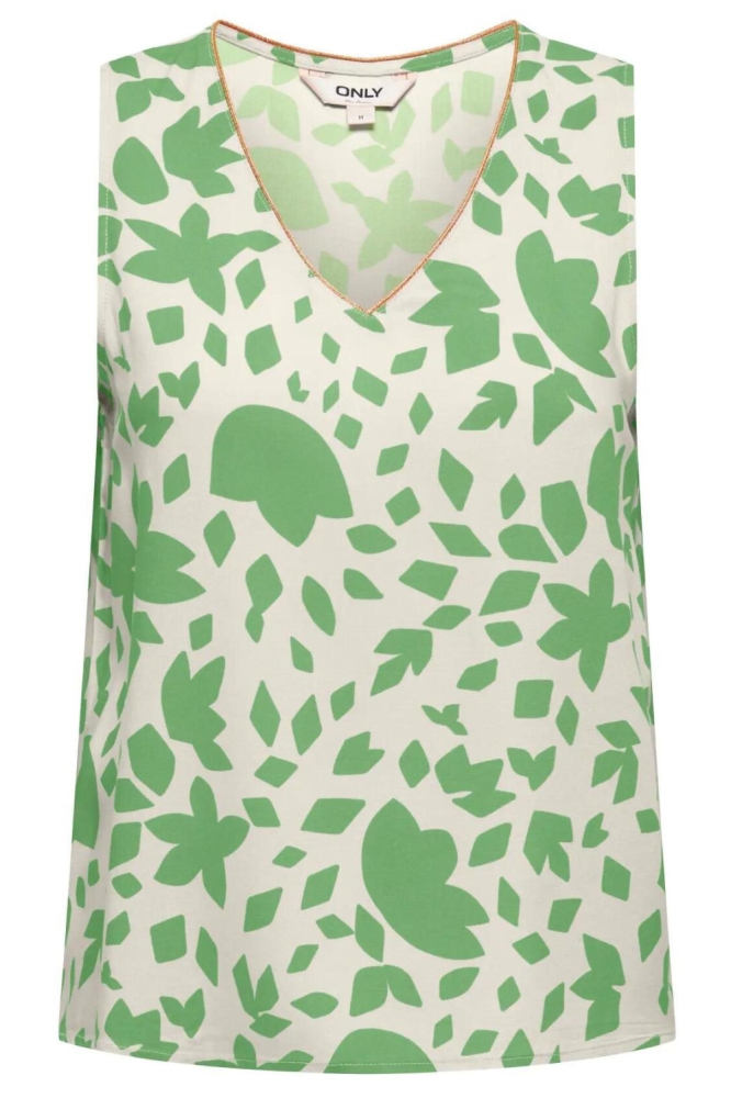 Only beige dames top | Vooraanzicht