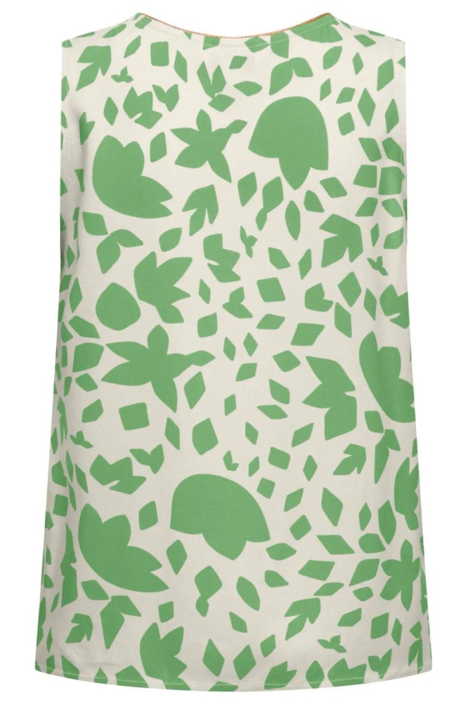 Only beige dames top | Achteraanzicht