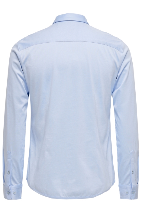 Only & Sons blauwe heren overhemd | Achteraanzicht