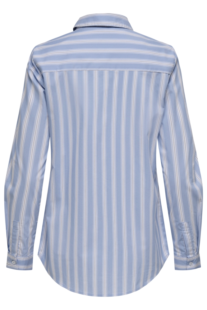 Jacqueline de Yong blauwe dames blouse | Achteraanzicht