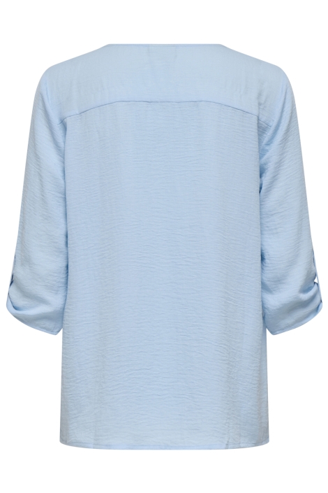 Jacqueline de Yong blauwe dames t-shirt | Achteraanzicht