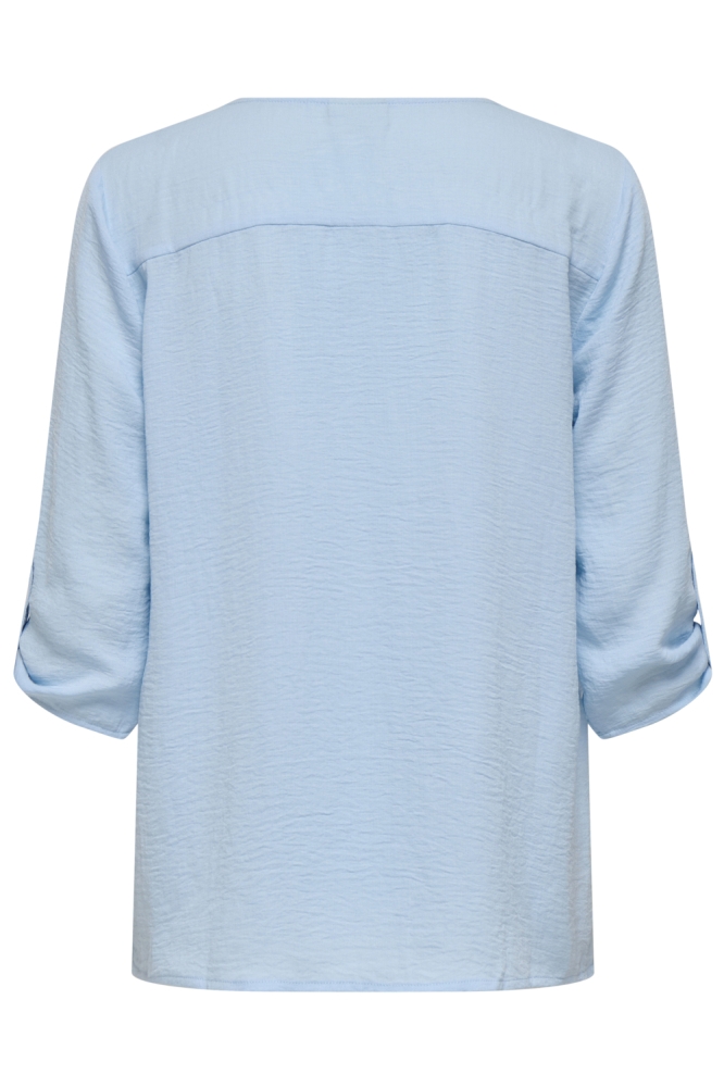 Jacqueline de Yong blauwe dames t-shirt | Achteraanzicht