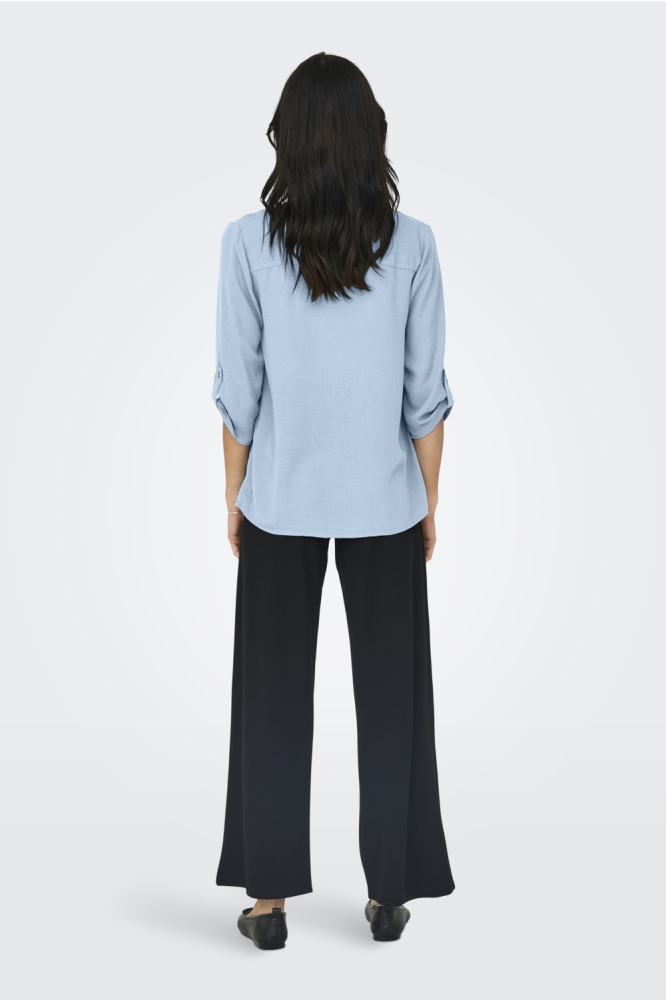 Jacqueline de Yong blauwe dames t-shirt | Model