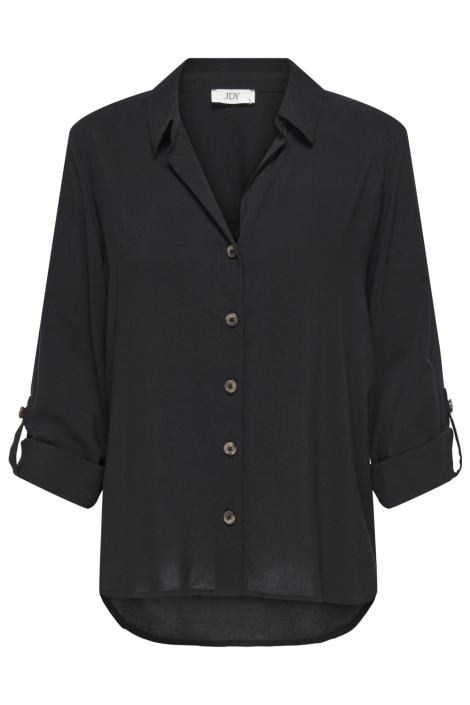 Jacqueline de Yong zwarte dames blouse | Vooraanzicht