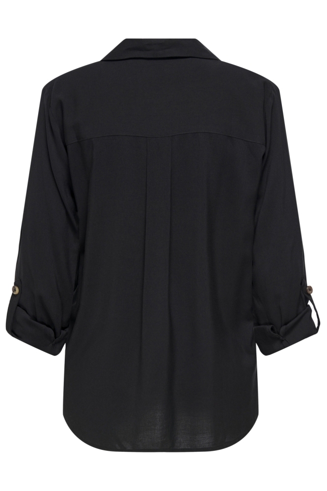 Jacqueline de Yong zwarte dames blouse | Achteraanzicht