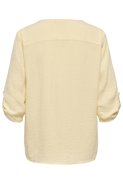 Jacqueline de Yong gele dames t-shirt | Achteraanzicht