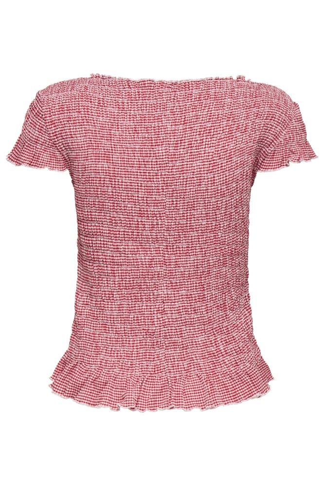 Only rode dames top | Achteraanzicht