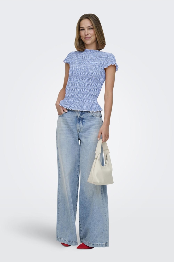 Only blauwe dames top | Model