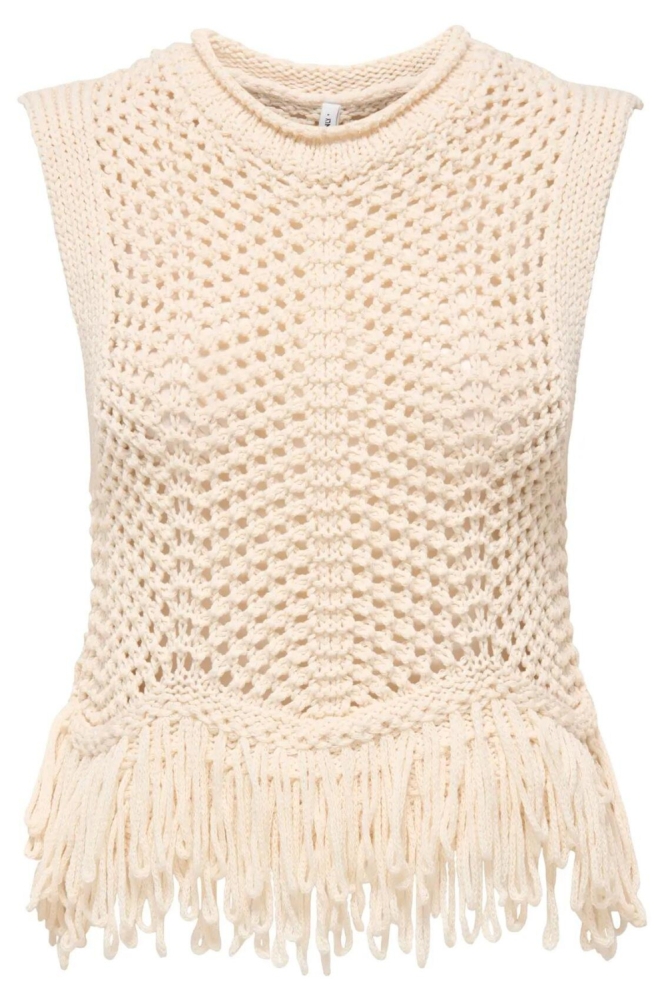 Only ecru dames top | Vooraanzicht