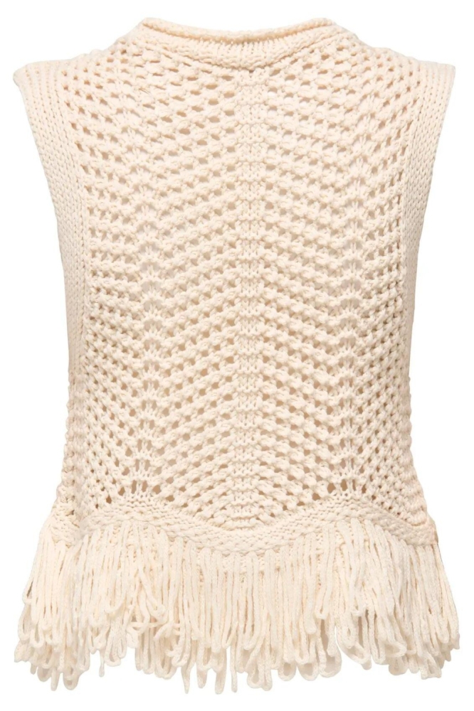 Only ecru dames top | Achteraanzicht