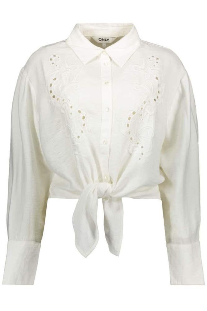 Only witte dames blouse | Vooraanzicht