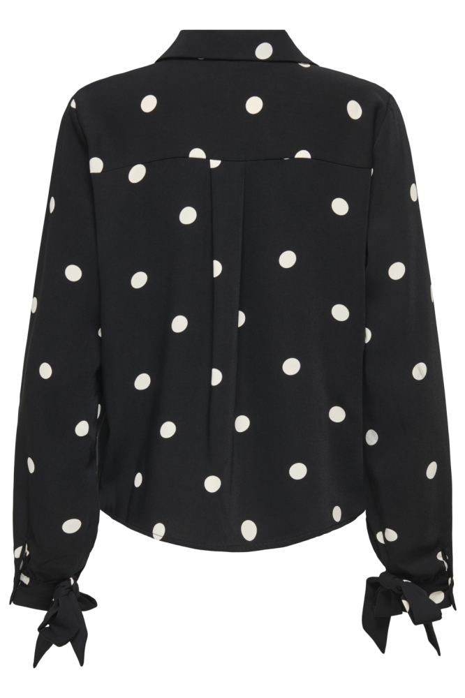 Only zwarte dames blouse | Achteraanzicht