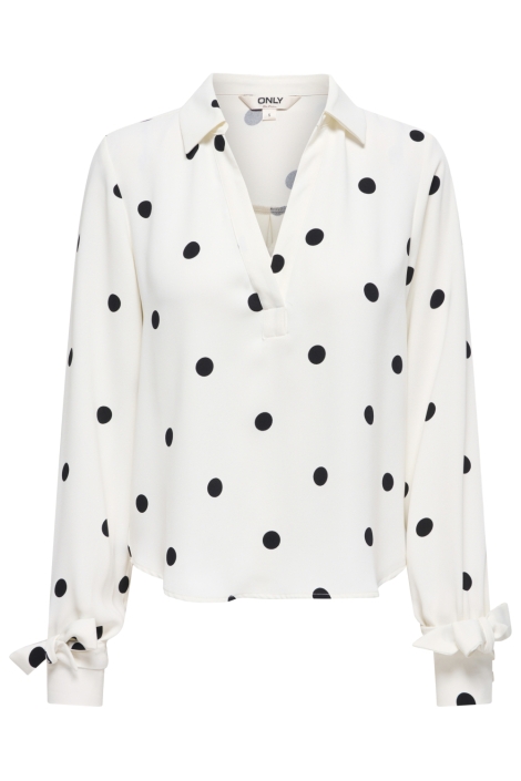 Only witte dames blouse | Vooraanzicht