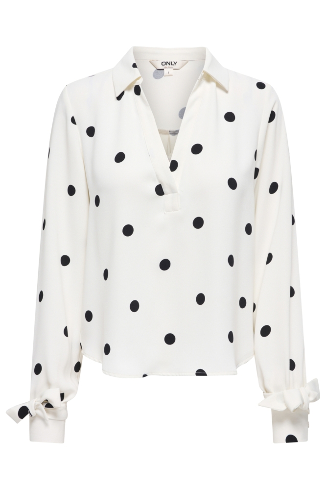 Only witte dames blouse | Vooraanzicht