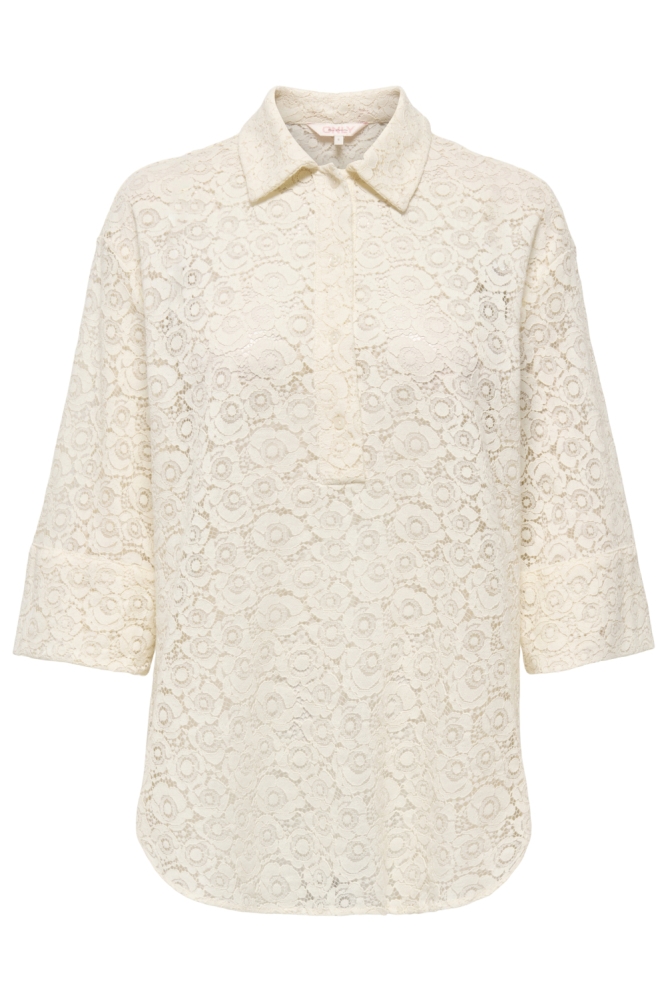 Only beige dames blouse | Vooraanzicht