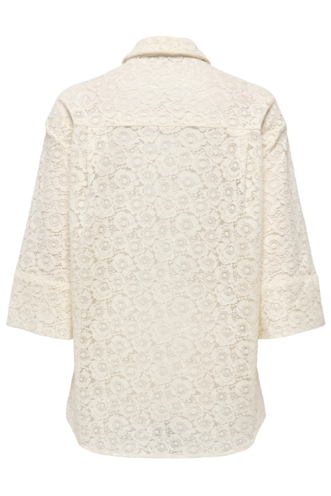 Only beige dames blouse | Achteraanzicht