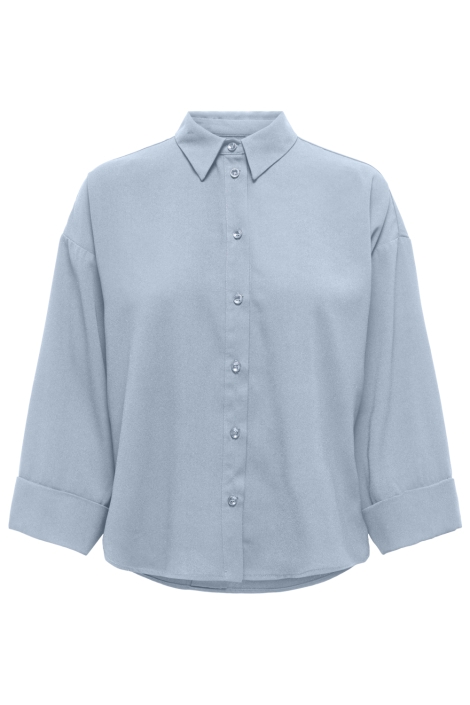 Only blauwe dames blouse | Vooraanzicht