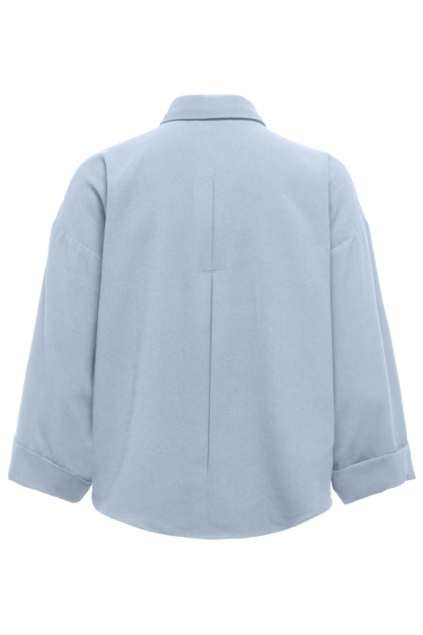 Only blauwe dames blouse | Achteraanzicht