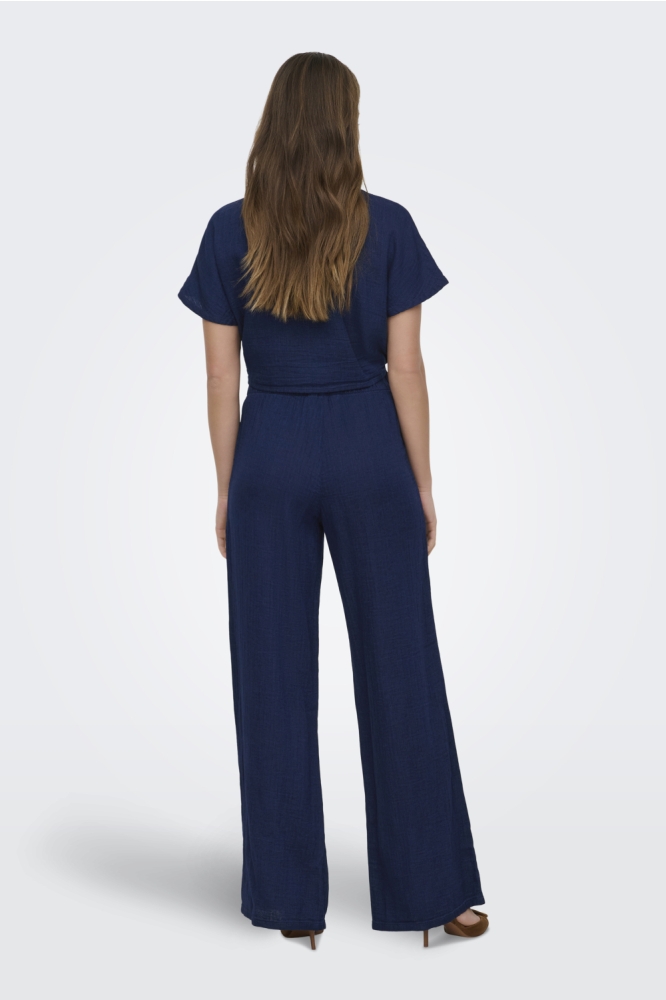 Only blauwe dames blouse | Model